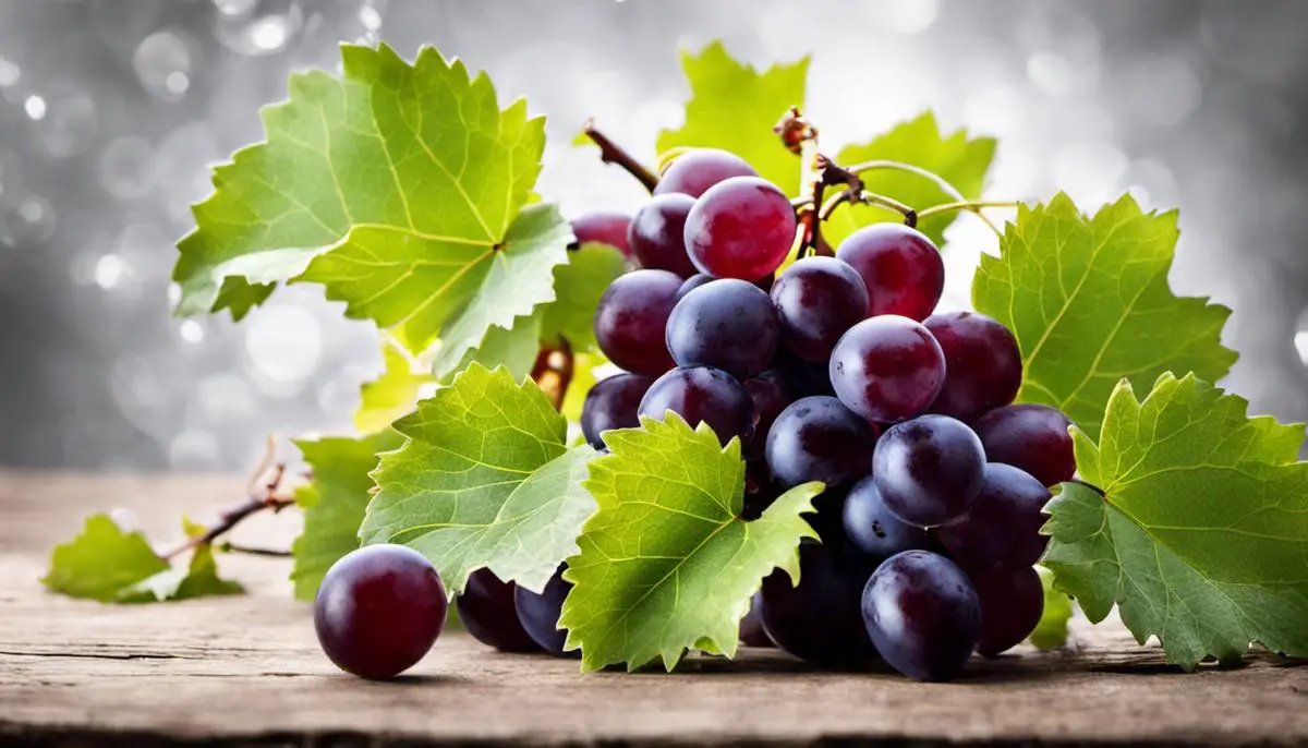 Image of a bunch of grapes symbolizing abundance and prosperity in dreams