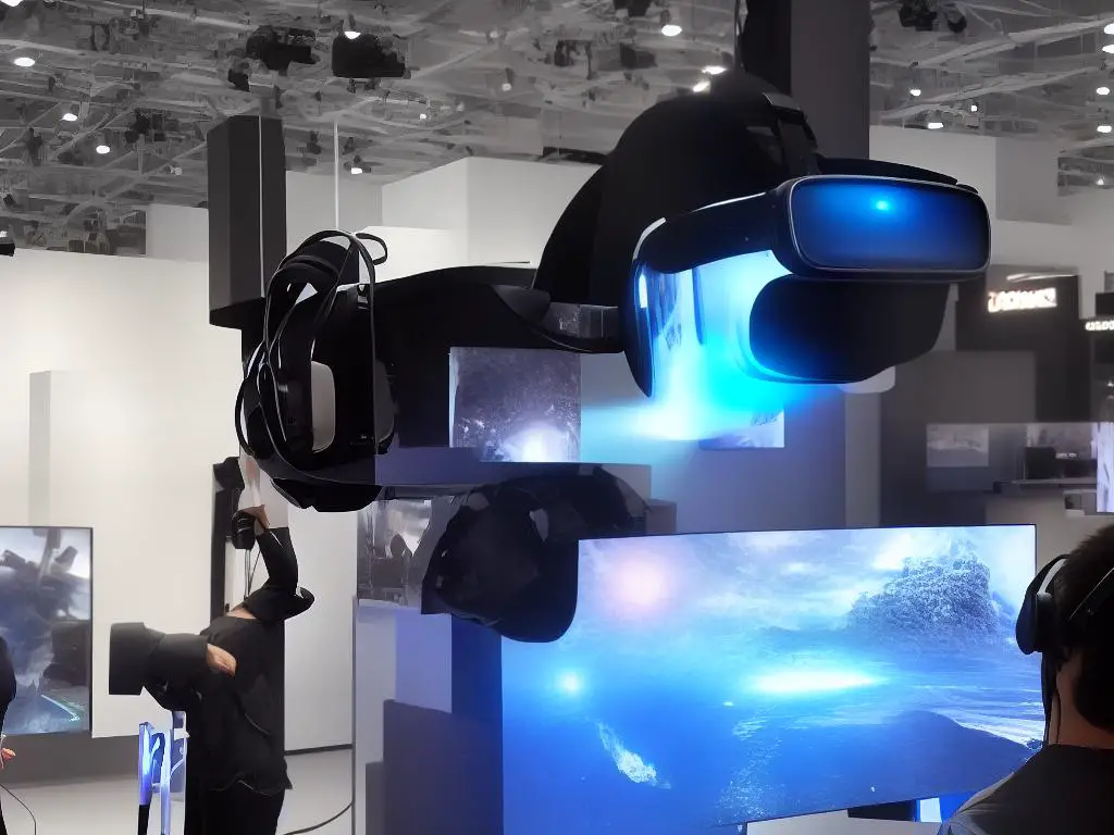 Virtual Reality headsets that can take someone to another world by projecting a 3-D image of it in front of them.