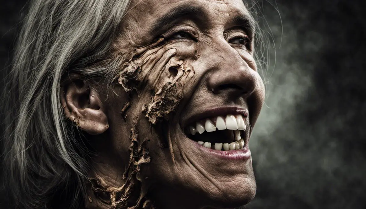 Image depicting a person with decaying teeth, representing the topic of decaying teeth dreams
