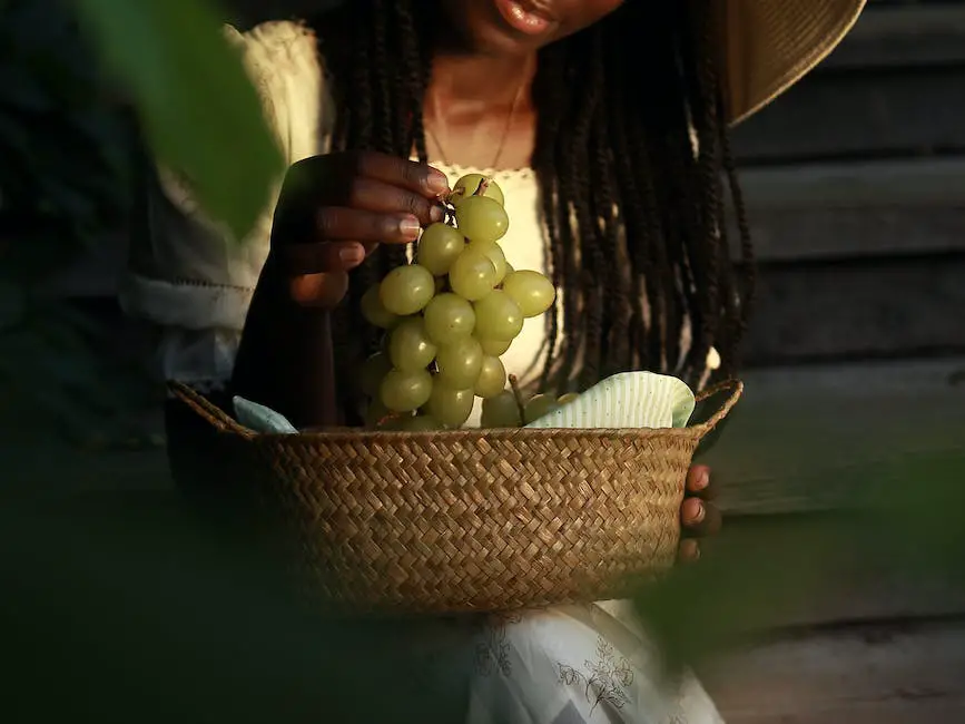 Image depicting a person holding a bunch of grapes, representing dreams about grapes