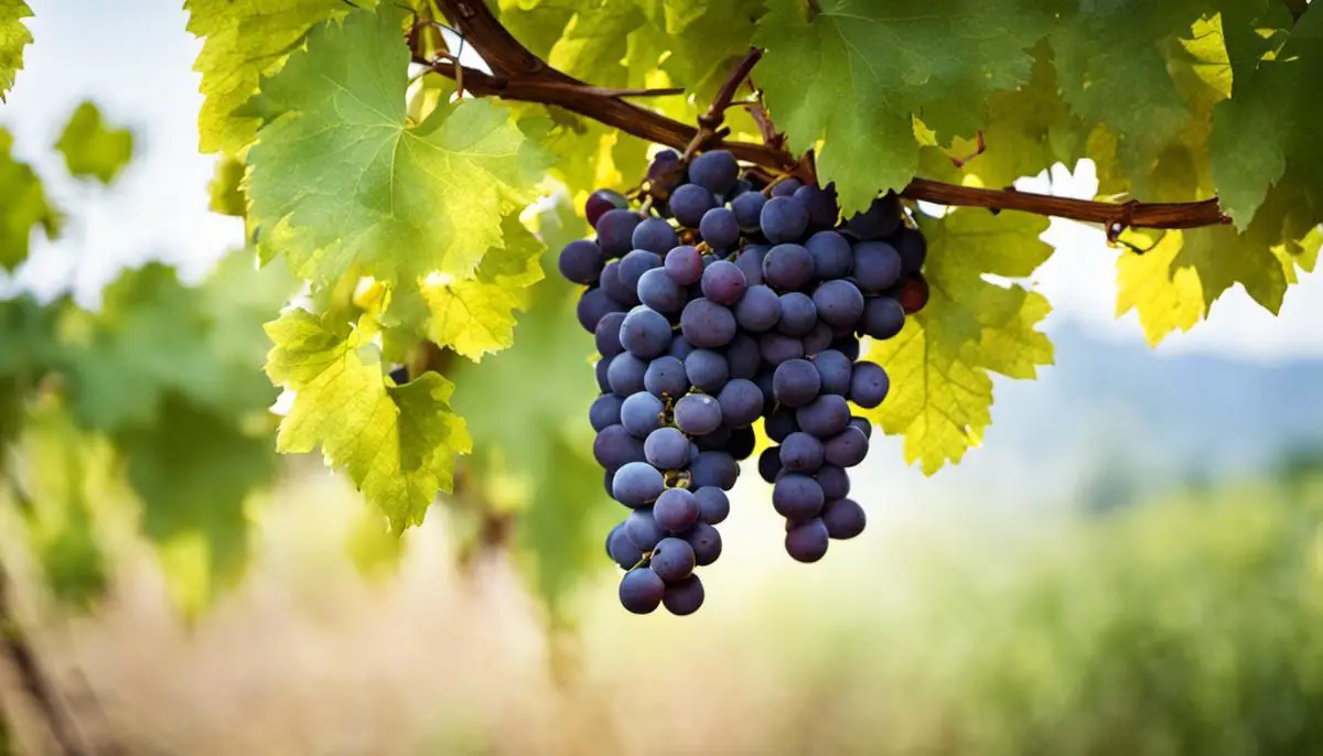 Image of grapes representing prosperity and success in dreams