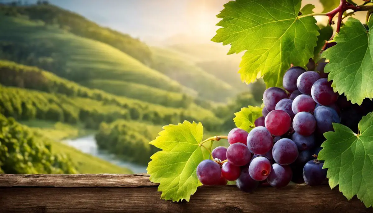 An image of a bunch of grapes, symbolizing the abundance and prosperity often associated with grapes in dreams.