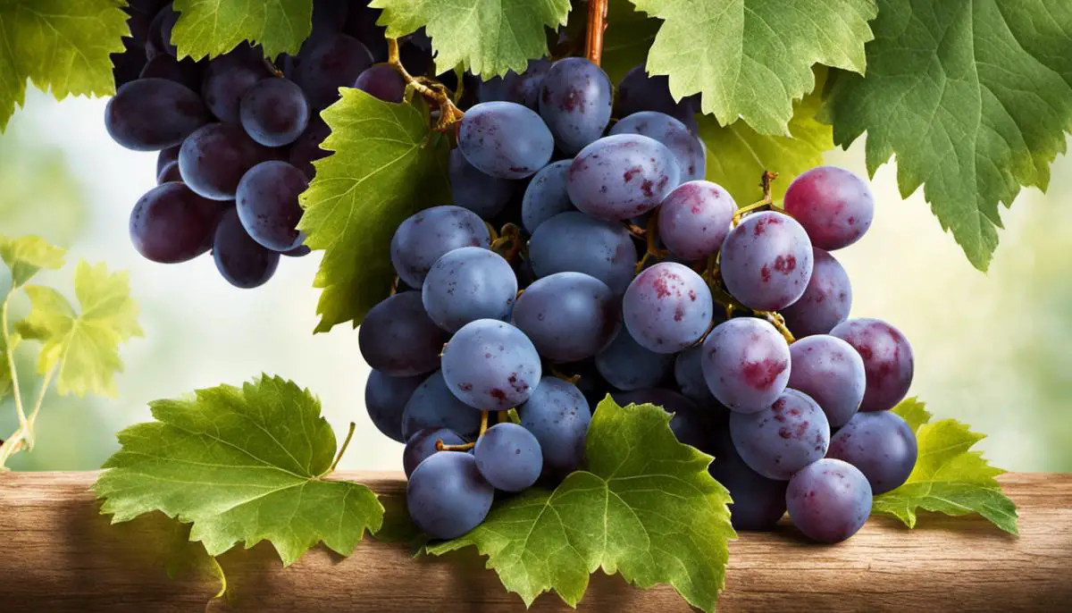 Image depicting grapes as a symbol in dreams, representing abundance and prosperity.