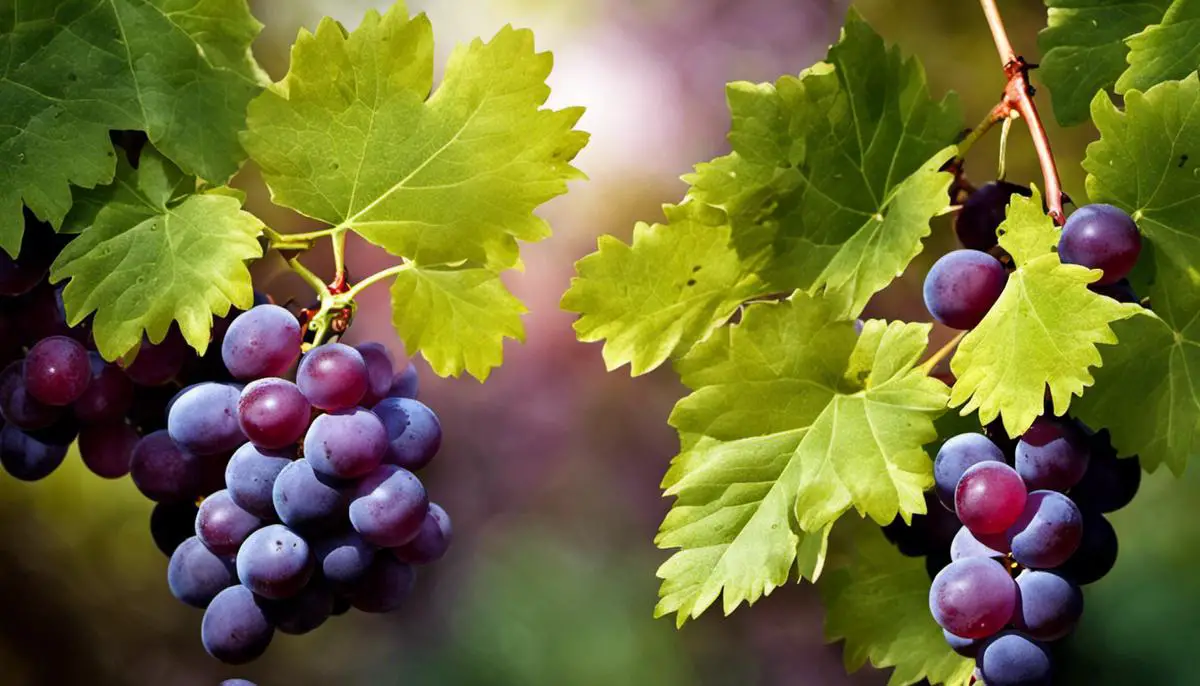 Image of grapes symbolizing abundance and transformation in dreams