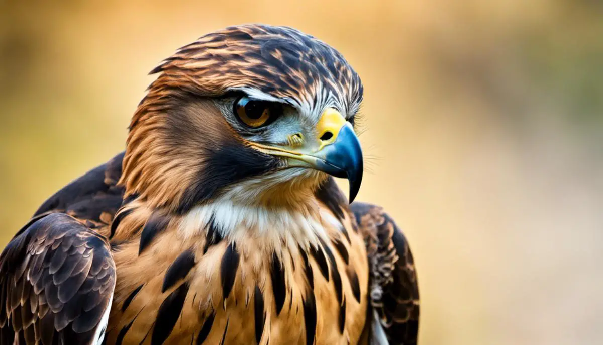 A close-up image of a hawk, representing the rich symbolism and significance it holds in dream interpretation.