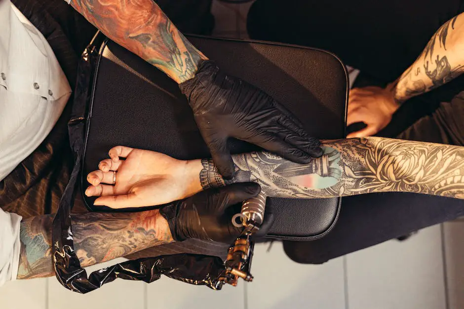 An image of a tattooed arm showcasing various tattoos.